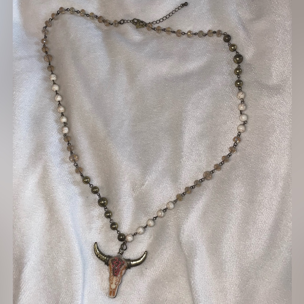 Shyanne Steer Head Necklace